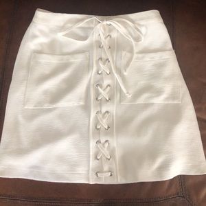 White skirt